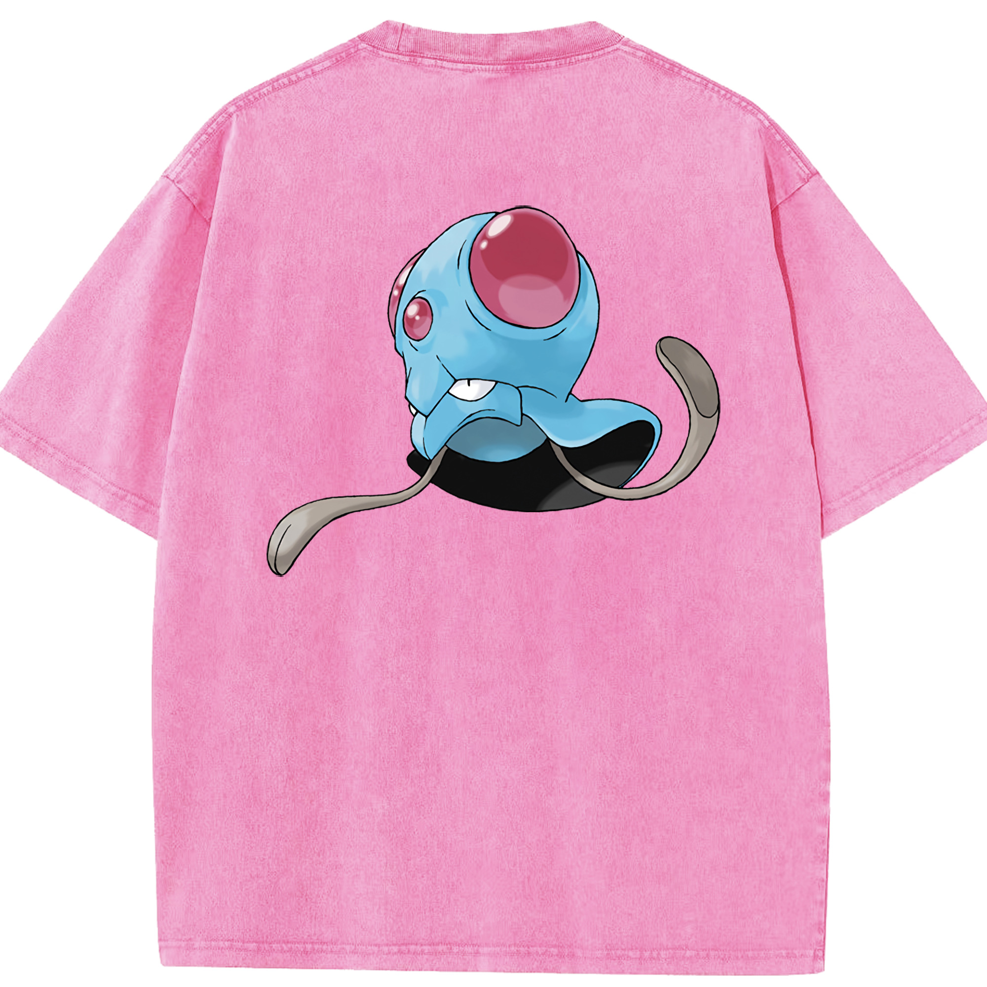 （画像用） ポケットモンスター Pokémon 綿100% ヴィンテージ風 半袖Tシャツ（背面プリント）